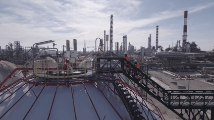 LRQA engineers at Repsol facility